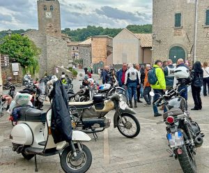Mille Miglia in moto a Bassano in Teverina