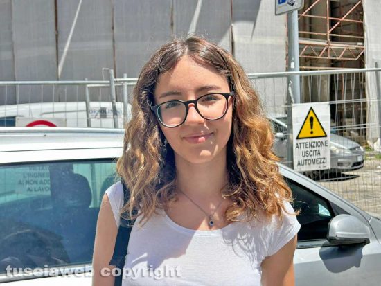 Beatrice Quadrini, studentessa di 18 anni del liceo linguistico Buratti