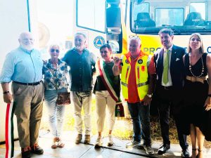 Montalto di Castro - Enfinity Global dona un’autobotte antincendio alla protezione civile Prociv Vulci 1
