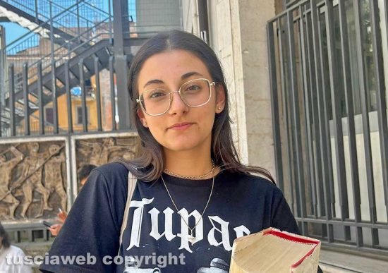Giulia Nader, studentessa di 19 anni del liceo linguistico Buratti