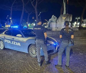 Viterbo - La polizia al Sacrario
