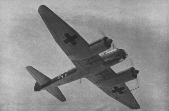 Uno Ju-88 in volo