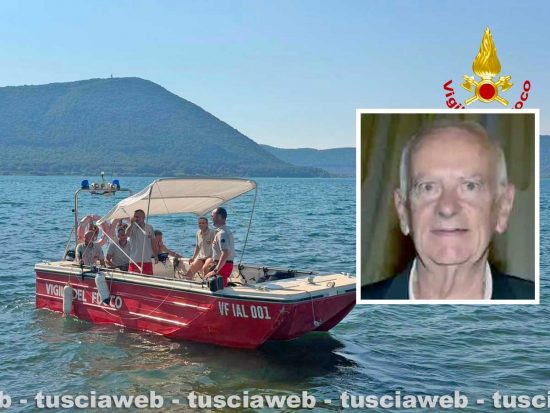 Lago di Vico - Continuano le ricerche di Luigi Cavallari marito della ministra Eugenia Roccella