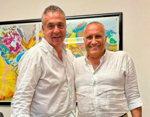 Sport - Calcio - Mister De Leo e il presidente Troncarelli