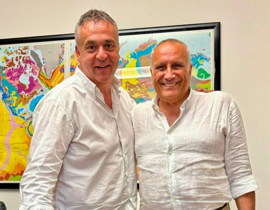 Sport - Calcio - Mister De Leo e il presidente Troncarelli