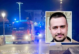 Civita Castellana - Recuperato nella notte il corpo del giovane caduto da Ponte Clementino - Nel riquadro Riccardo Camponi