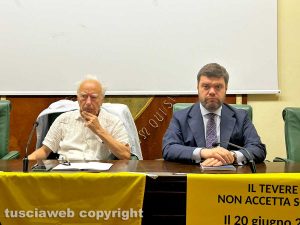 Famiano Crucianelli, presidente della Via Amerina e delle Forre e Alessandro Romoli presidente della provincia