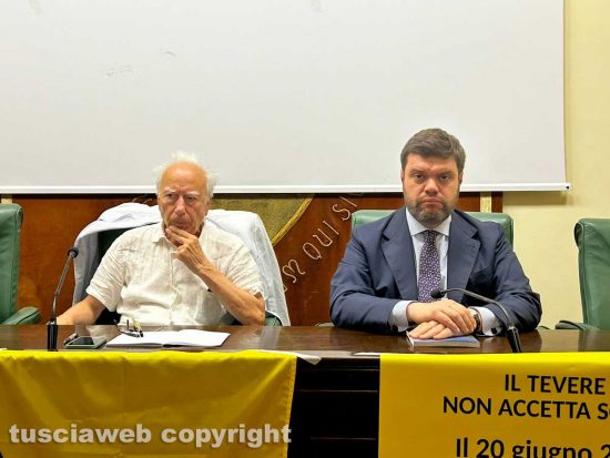 Famiano Crucianelli, presidente della Via Amerina e delle Forre e Alessandro Romoli presidente della provincia