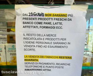 Viterbo - Tobia perde la sua storica bottega alimentare