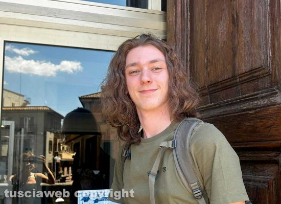 Paolo Caparrelli, studente di 19 anni del liceo scientifico Ruffini