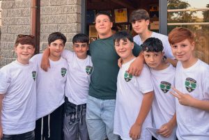 Sport - Rugby - Valerio Pelli e i ragazzi dell'under 14 di Viterbo