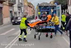 Civita Castellana - Accoltellamento in via Ferretti - I carabinieri sul posto