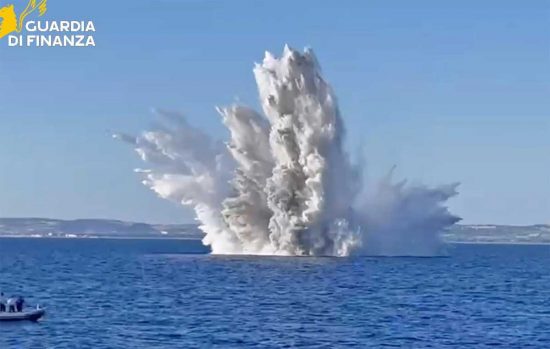 Civitavecchia - Ritrovato ordigno bellico della seconda guerra mondiale