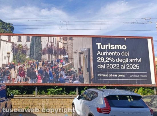 Viterbo - Il cartellone sul turismo in città