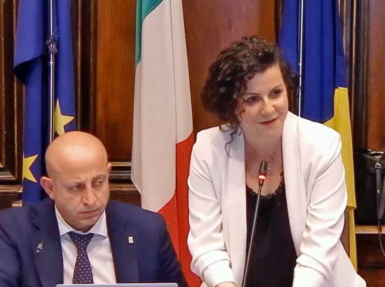 Viterbo - Consiglio comunale - Marco Ciorba e Chiara Frontini