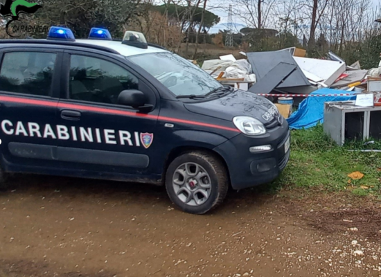 Bassano Romano - Rifiuti pericolosi, eternit e scarico di reflui industriali non autorizzato