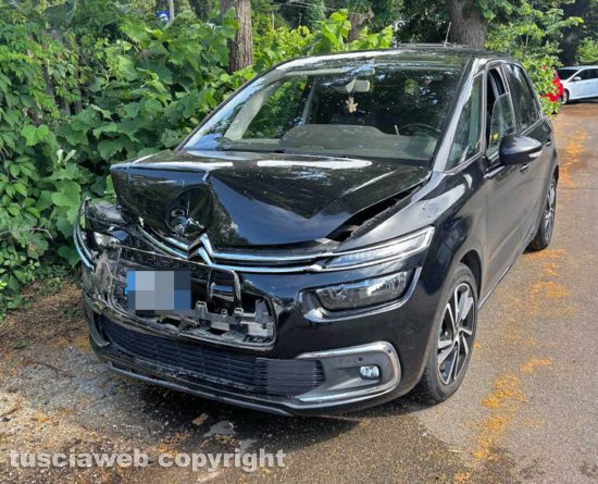 Vetralla - Incidente in via della Stazione