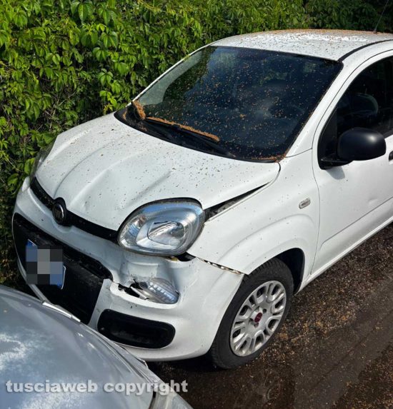 Vetralla - Incidente in via della Stazione