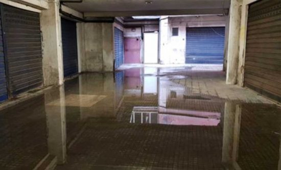 Viterbo - Infiltrazioni di acqua in via Treviso