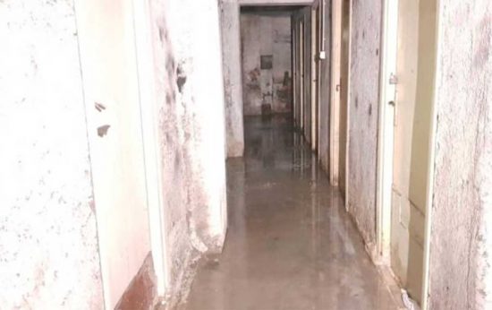 Viterbo - Infiltrazioni di acqua in via Treviso
