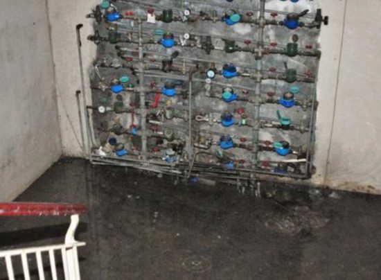 Viterbo - Infiltrazioni di acqua in via Treviso