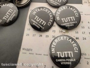 Tribunale - Le spille della camera penale per l'astensione contro le intercettazioni in carcere