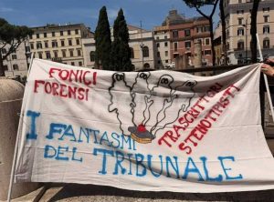 Sciopero dei trascrittori - La maifestazione nazionale a Roma