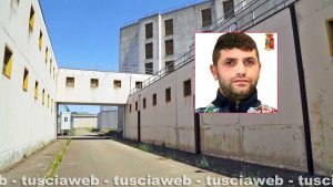 Il carcere di Viterbo - Nel riquadro James Burgio