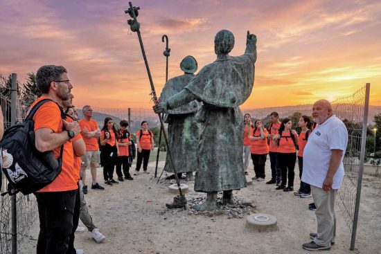 Arrivo della Carovana Juppiter a Santiago de Compostela