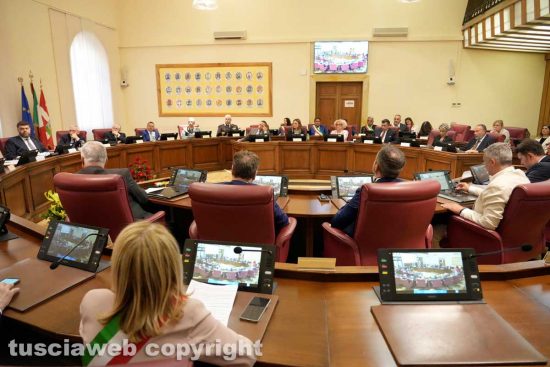Il consiglio provinciale in seduta straordinaria per l'80esimo anniversario della repubblica
