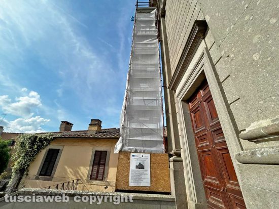 Viterbo - Lavori iniziati alla chiesa di Santa Rosa
