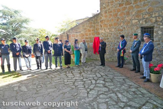 Bagnoregio - Intitolazione agli agenti delle scorte di Falcone e Borsellino il giardino del centro giovanile Casa del vento