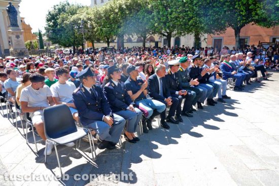 Bagnoregio - Intitolazione agli agenti delle scorte di Falcone e Borsellino il giardino del centro giovanile Casa del vento