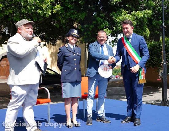 Bagnoregio - Intitolazione agli agenti delle scorte di Falcone e Borsellino il giardino del centro giovanile Casa del vento