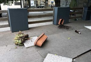 Viterbo - Degrado a viale Trento