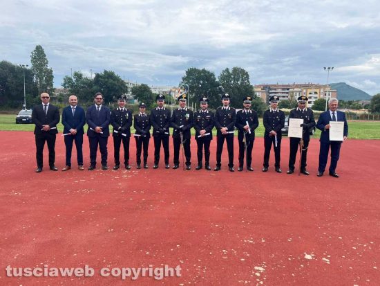 Viterbo - La festa dell'Arma dei carabinieri - I premiati