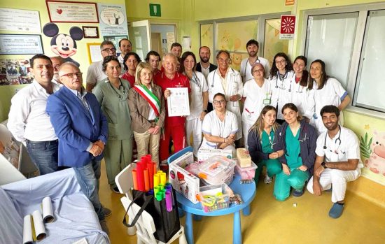 Inaugurato uno spazio di gioco e sensibilizzazione musicale dedicato ai piccoli pazienti al Santa Rosa