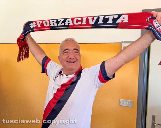 Civita Castellana - Danilo Corazza festeggia la vittoria