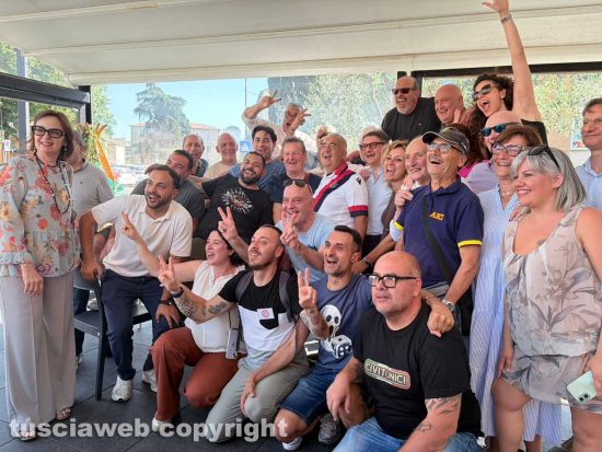 Civita Castellana - Danilo Corazza festeggia la vittoria