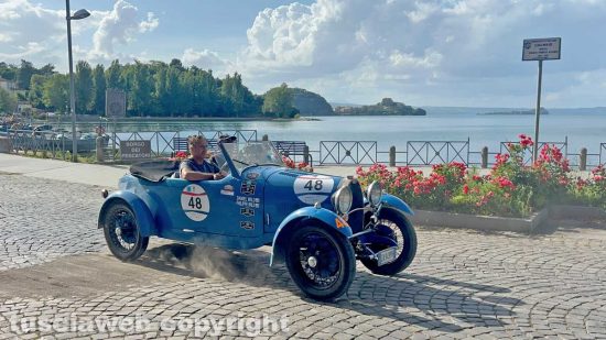 La Mille miglia a Viterbo e Marta - Le mitiche auto d'epoca
