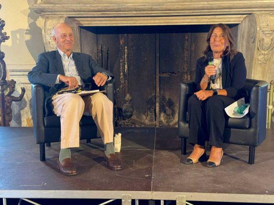 Il neuropsichiatra infantile Massimo Ammaniti con Cristiana Morera