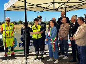 Viterbo - Protezione civile - L'inaugurazione della sede operativa