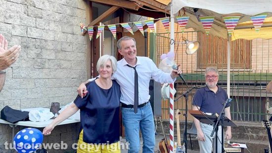 Viterbo - Antonello Ricci e Adriana Paolini si sposano ed è festa