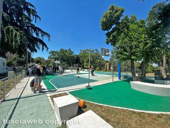 Viterbo - Il parco Gilberto Pietrella a via San Paolo