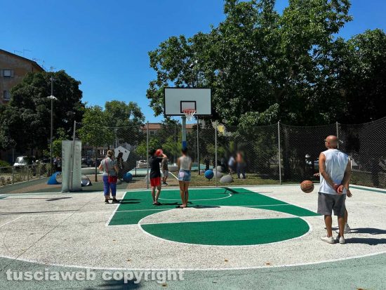 Viterbo - Il parco Gilberto Pietrella a via San Paolo