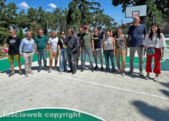 Viterbo - L'inaugurazione del parco Gilberto Pietrella a via San Paolo