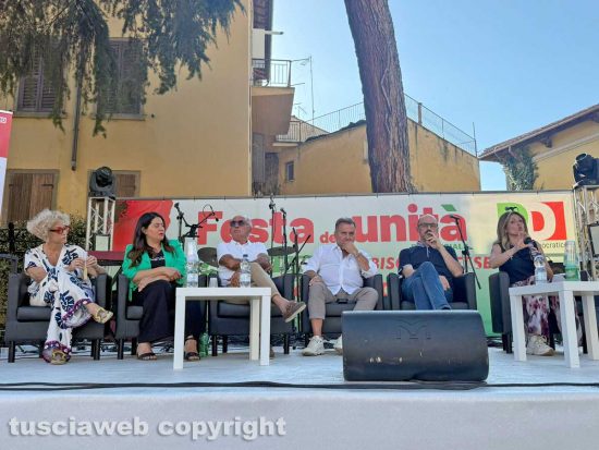 Festa dell'Unità - Lina Delle Monache, Francesca Sanna, Alvaro Ricci, Enrico Panunzi, Matteo Mauri e Alessandra Troncarelli