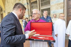 Alessandro Romoli e don Augusto Mascagna