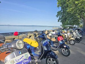 Bolsena capitale delle Vespa moderne con la prima tappa del Grand Prix Automatiche