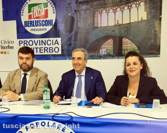 Alessandro Romoli, Maurizio Gasparri e Chiara Frontini